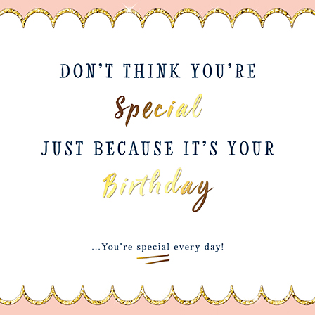 Felicitare - You`re Special | Great British Card Company
