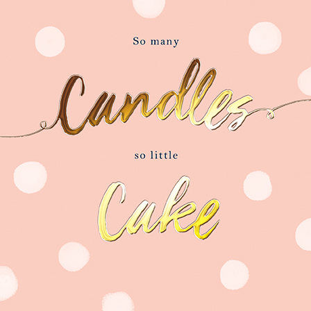 Felicitare - Candles and Cake | Great British Card Company