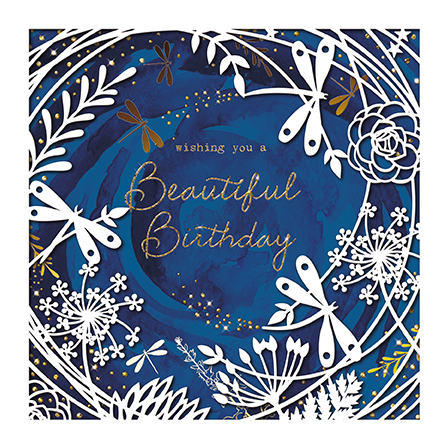 Felicitare - Swirling Dragonflies | Great British Card Company