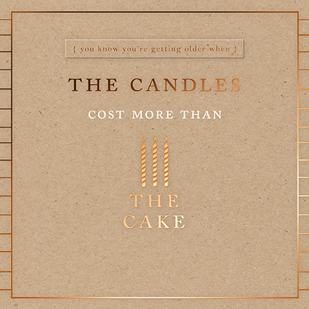 Felicitare - The Candles, The Cake | Great British Card Company