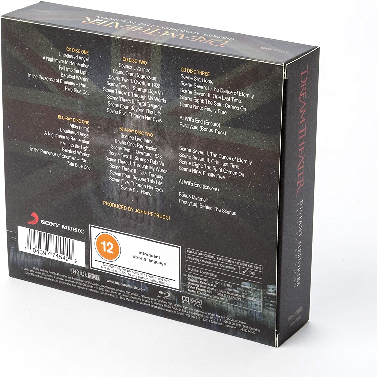 Distant Memories - Live In London (3xCD + 2xBlu-Ray) | Dream Theater - 6 | YEO