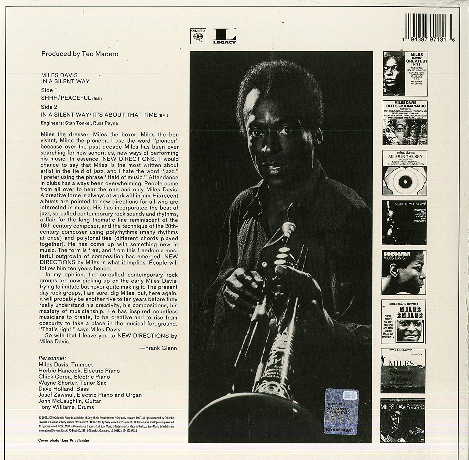 In A Silent Way (White Vinyl) | Miles Davis