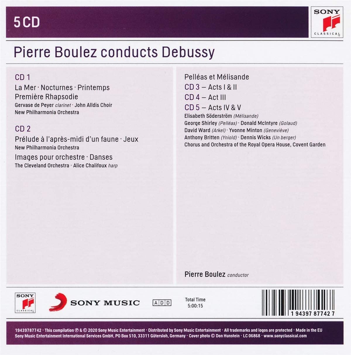 Pierre Boulez Conducts Debussy | Pierre Boulez, Claude Debussy