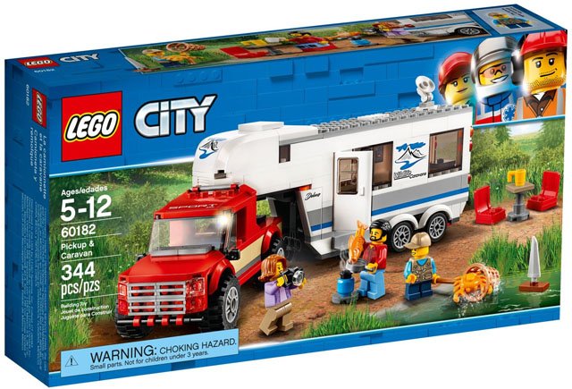 Jucarie - Lego City - Pickup and Caravan, 60182 | LEGO