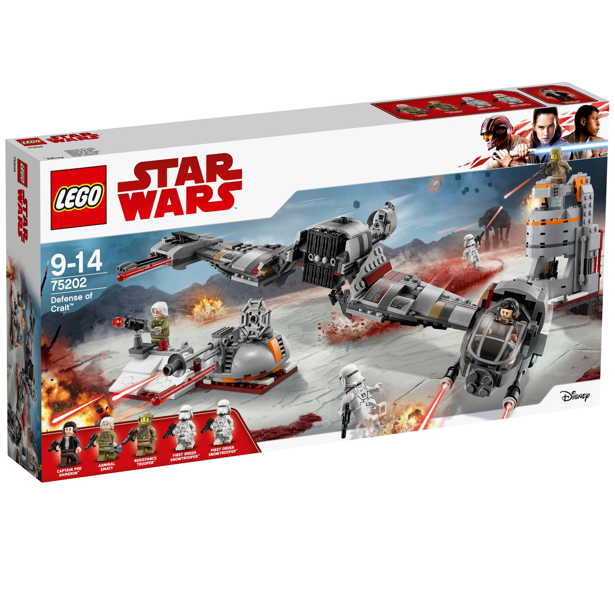 Jucarie - Lego Star Wars - Defense of Crait, 75202 | LEGO