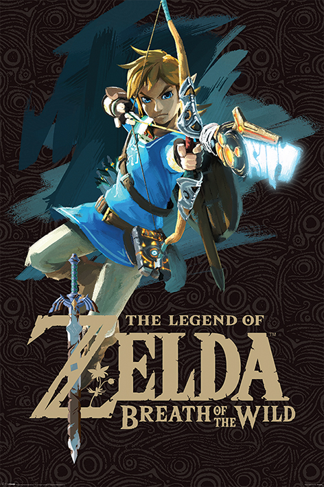 Poster maxi - The Legend of Zelda: Breath of the Wild Game Cover | Pyramid International