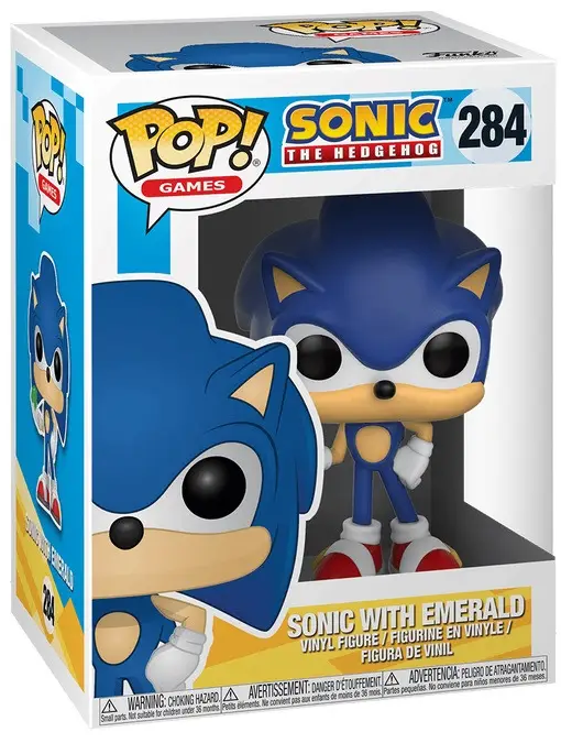 Figurina - Sonic the Hedgehog - Sonic with Emerald | Funko - 1 | YEO