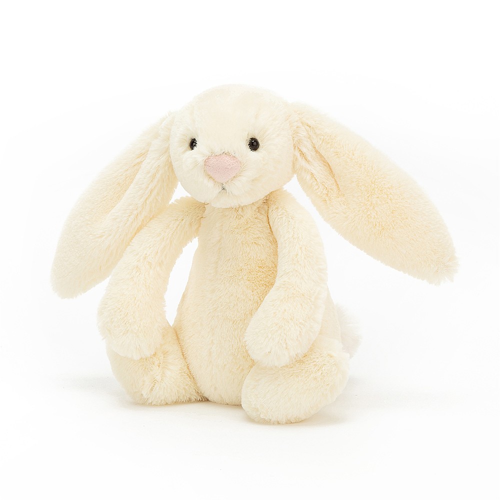 Jucarie de plus - Bashful Buttermilk Bunny, 18cm | Jellycat