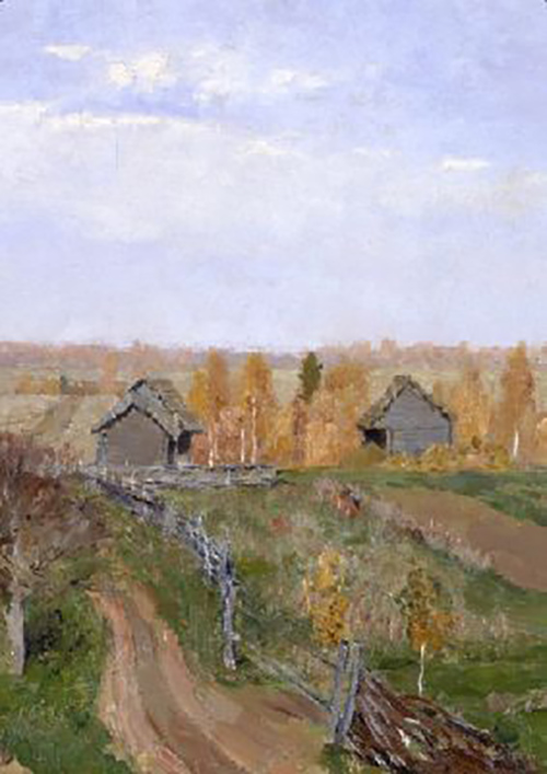 Carnet de insemnari - Toamna aurie, Isaac Levitan, mic | Moara de hartie