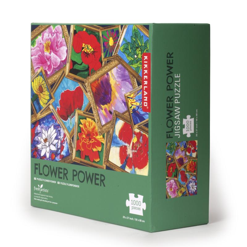 Puzzle 1000 piese - Flower Power | Kikkerland