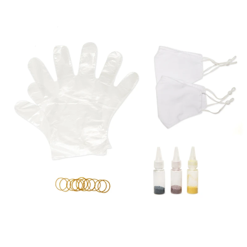 Kit masca protectie faciala - Tie Dye Mask Kit | Kikkerland - 2 | YEO