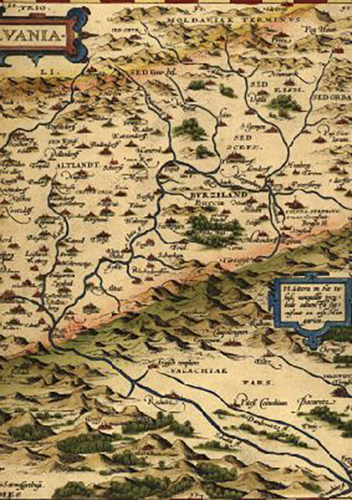 Carnet de insemnari – Harta veche: Transilvania, mic | Moara de hartie