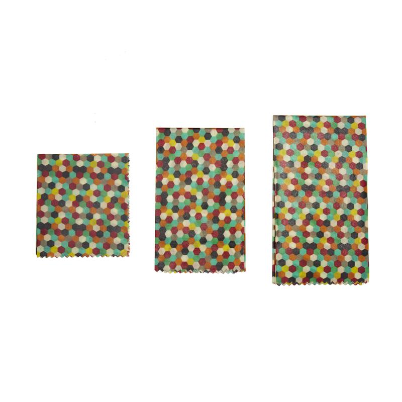  Servetele reutilizabile - Beewax Wraps Multicolor | Kikkerland 
