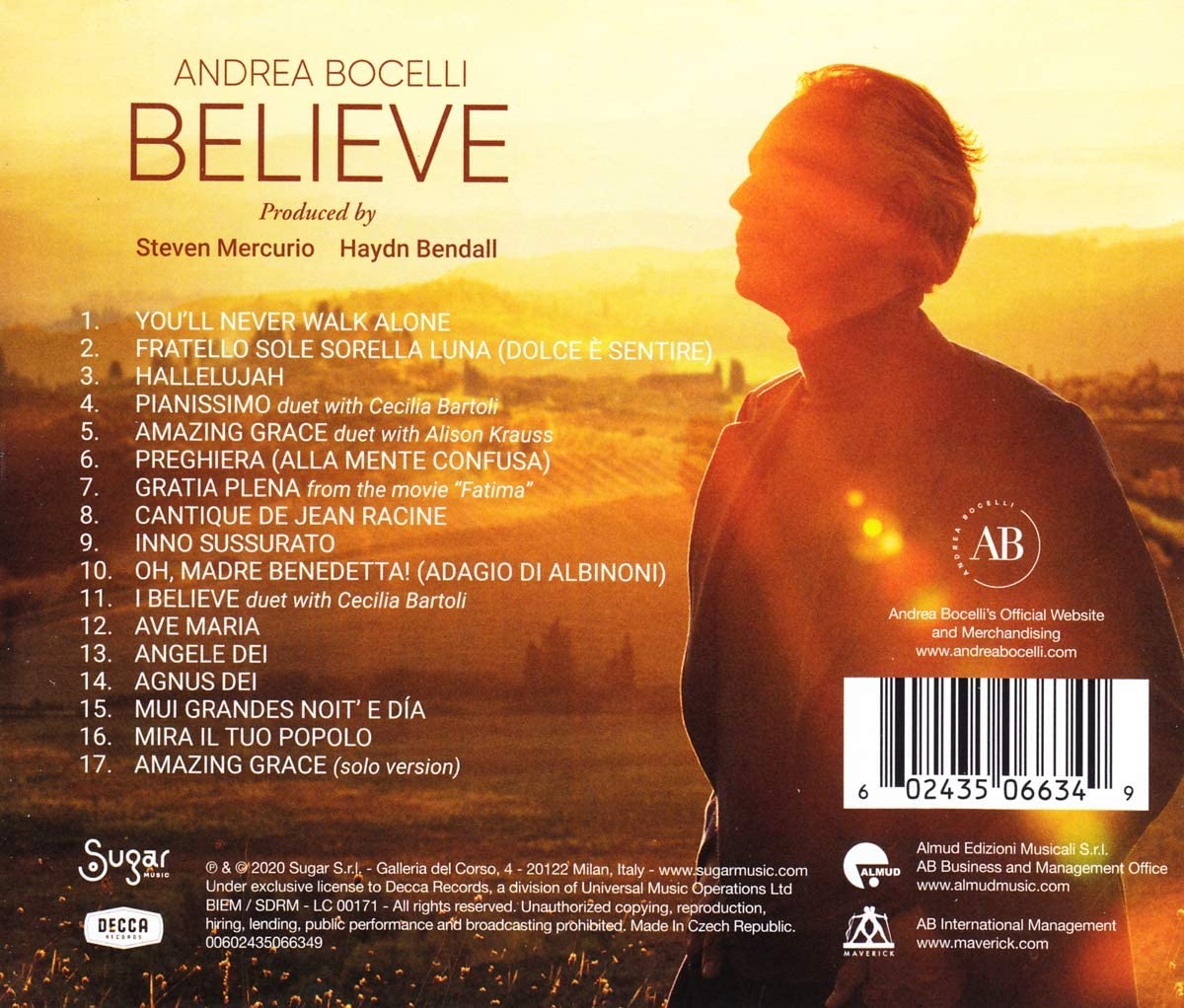 Believe (Deluxe Edition) | Andrea Bocelli