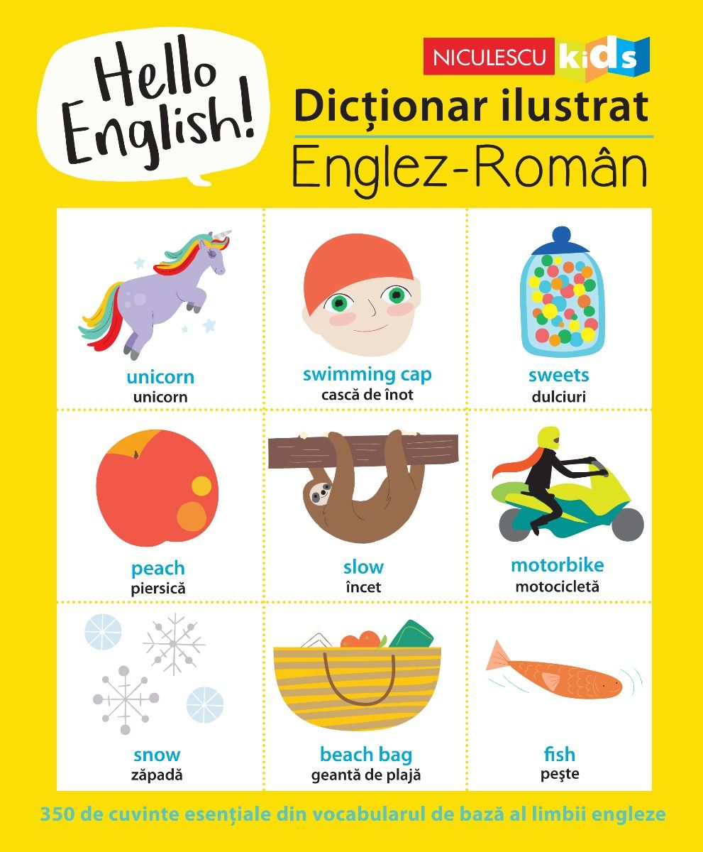 Dictionar ilustrat englez-roman – Hallo English! | Sam Hutchinson carturesti.ro Carte