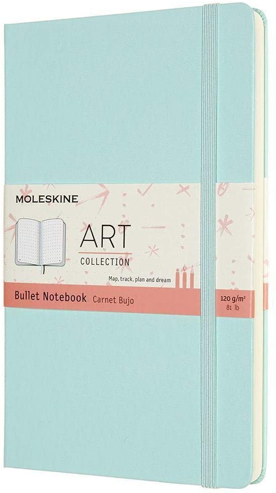 Carnet - Moleskine Art Bullet - Large, Hard Cover - Aquamarine | Moleskine