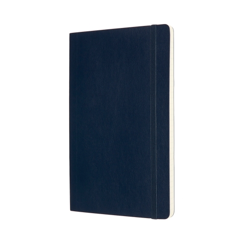 Carnet - Classic Extra - Double Layout - Soft Cover, Large - Sapphire Blue | Moleskine
