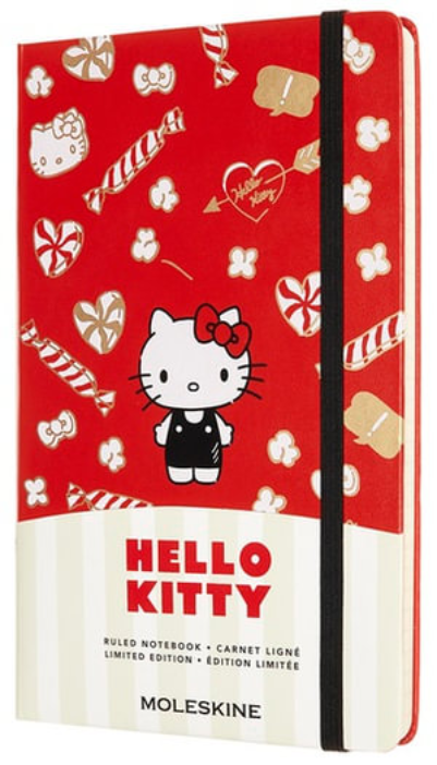 Carnet - Moleskine Limited Edition - Large, Hard Cover, Ruled - Hello Kitty - Red | Moleskine