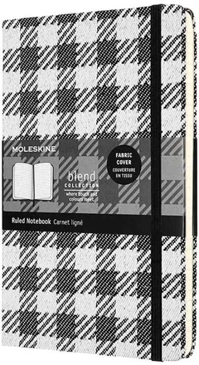 Carnet - Moleskine Blend - Large, Hard Cover, Ruled - Check Pattern | Moleskine