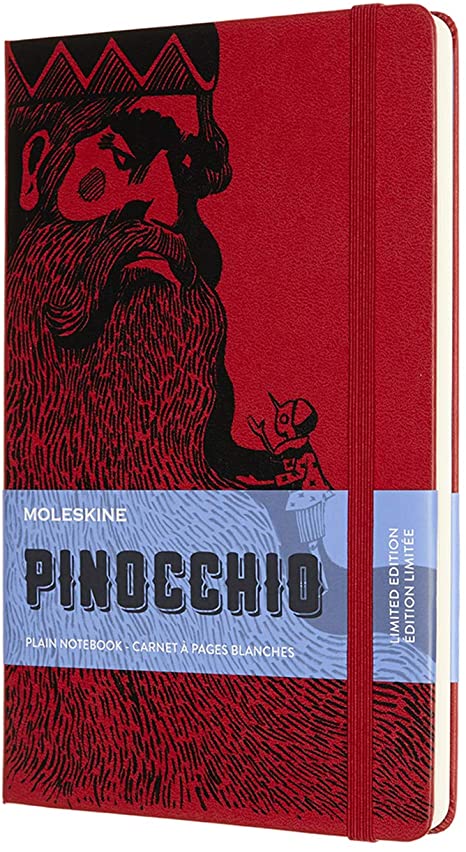 Carnet - Moleskine Limited Edition - Large, Hard Cover, Plain - Pinocchio - Mangiafuoco | Moleskine