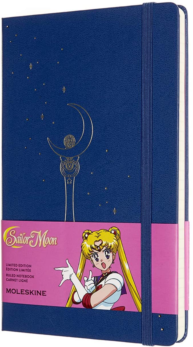 Carnet - Moleskine Limited Edition - Large, Hard Cover, Ruled - Sailor Moon - Sceptre | Moleskine