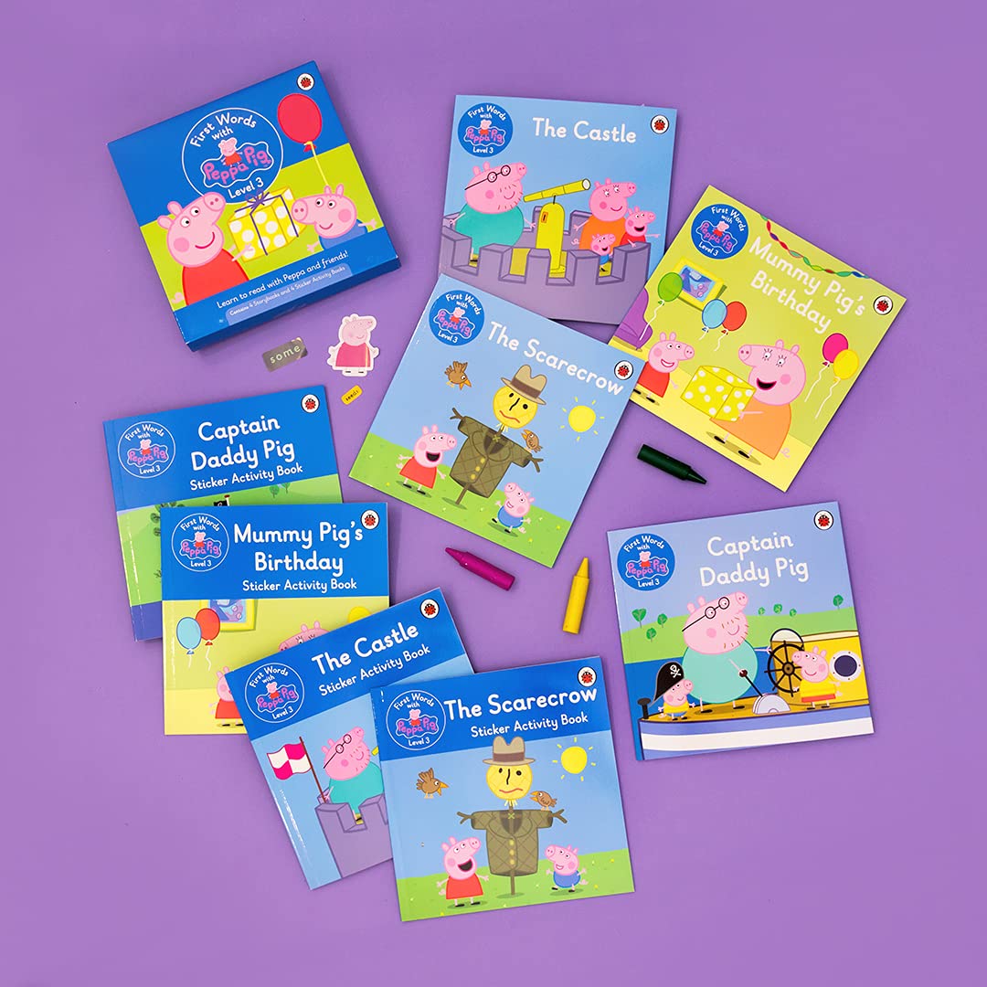 First Words with Peppa Level 3 Box Set | - 4 | YEO