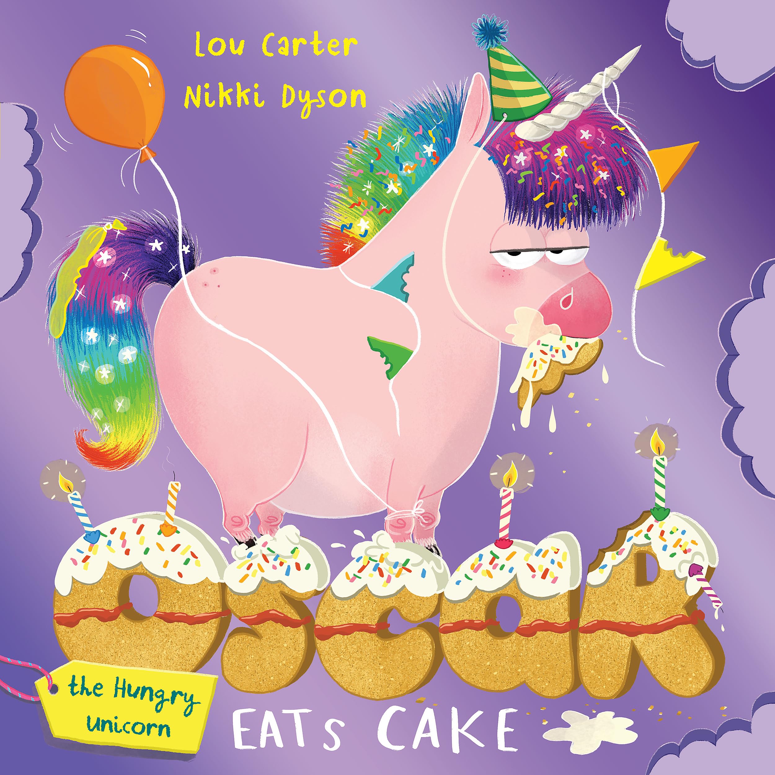 Oscar the Hungry Unicorn Eats Cake | Lou Carter