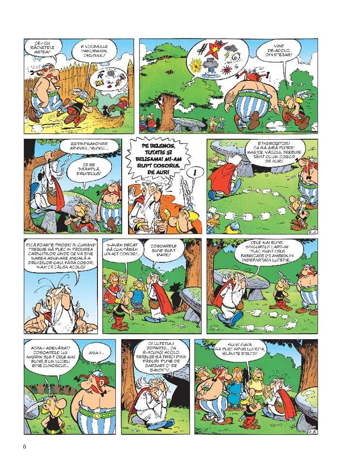 Asterix si cosorul de aur | Rene Goscinny, Albert Uderzo carturesti.ro