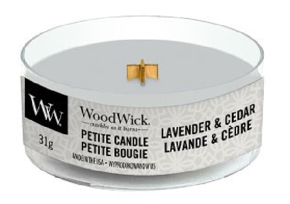  Lumanare parfumata - Petite Lavender & Cedar | WoodWick 
