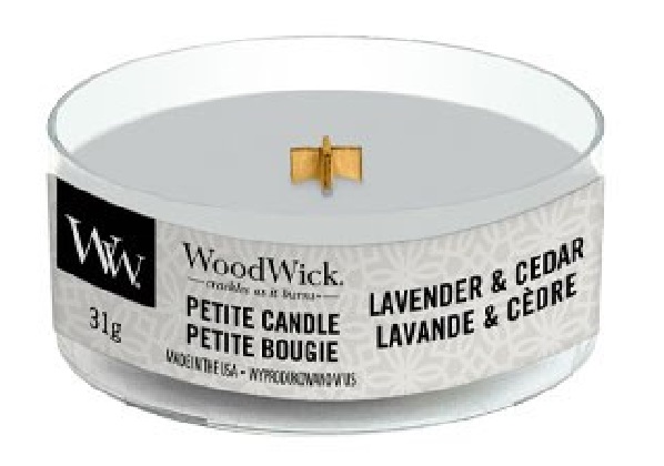 Lumanare parfumata - Petite Lavender & Cedar | WoodWick