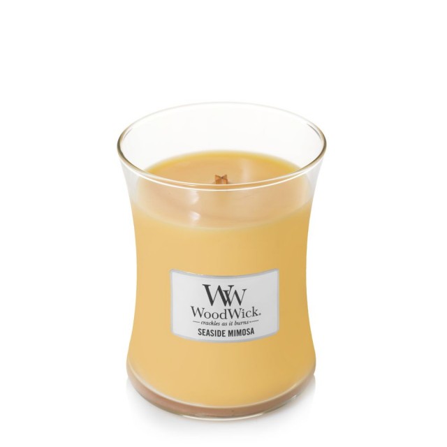  Lumanare parfumata - Seaside Mimosa, Medium Jar | WoodWick 