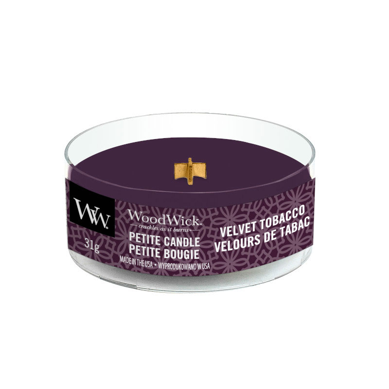  Lumanare parfumata - Petite Velvet Tabacco | WoodWick 