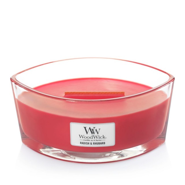 Lumanare parfumata - Radish & Rhubarb, Ellipse | WoodWick