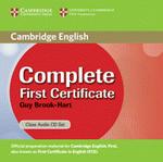 Complete First Certificate Class Audio Cds | Guy Brook-Hart