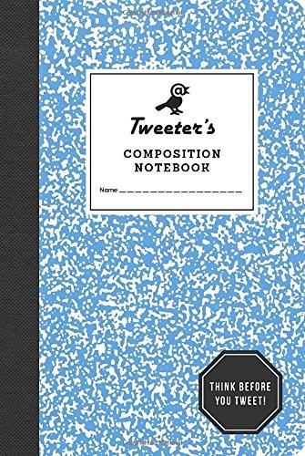 Carnet - Tweeter\'s Composition Notebook - Think Before You Tweet | Potter Style