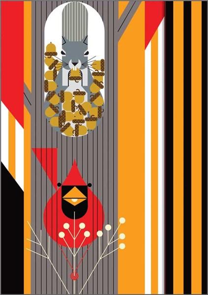 Charley Harper Journal | Pomegranate