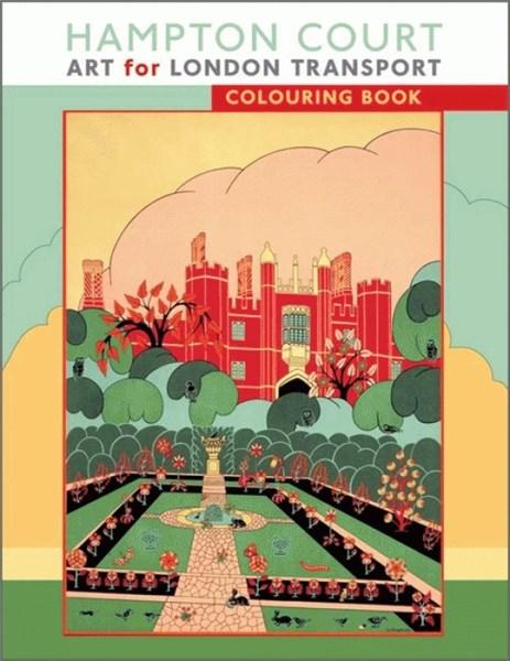 Hampton Court Art for London Transport Coloring Book | 