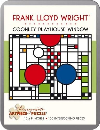 Jigsaw Puzzle - Frank Lloyd Wright - Coonley Playhouse Window | Pomegranate