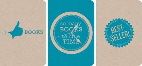 Set 3 carnete - Best Seller/ So Many Books So Little Time/ I Like Books | Gibbs M. Smith Inc