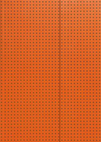 Paper-Oh Circulo Orange on Grey A7 Lined Notebook | Paper Oh
