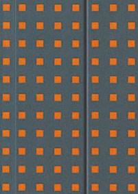 Quadro Notebook Grey On Orange Lined. B6 | Paper Oh