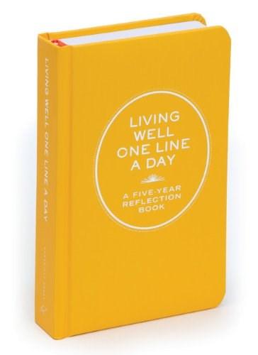 Jurnal - Living Well One Line a Day: A Five-Year Reflection Book | Chronicle Books