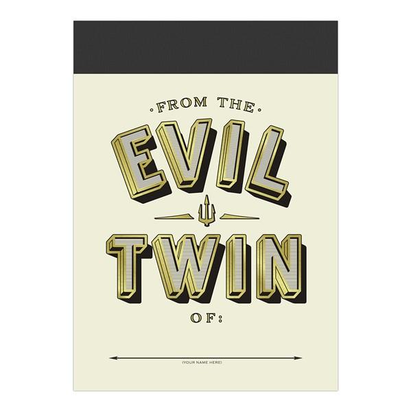 Alter Ego Pad: Evil Twin | Knock Knock