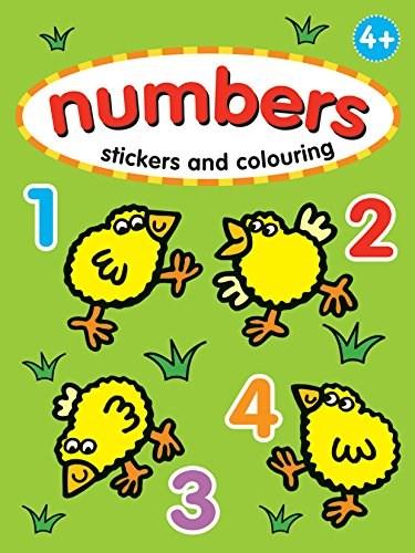 Numbers Sticker & Colouring Book  | Gem Cooper