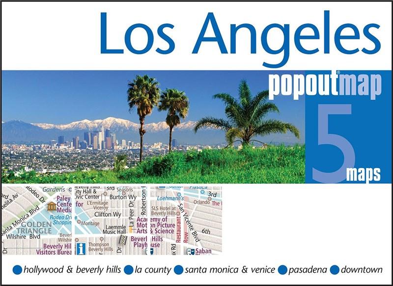 Los Angeles Popout Map | PopOut Maps