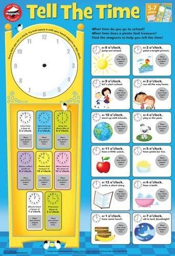 Tell the Time: Magnetic Wall Chart | 