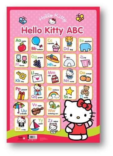 Hello Kitty Wall Chart ABC | Daisy Bostock