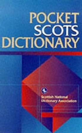 Pocket Scots Dictionary | Scottish National Dictionary Association