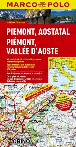 Piedmont, Aosta Valley Marco Map | Marco Polo