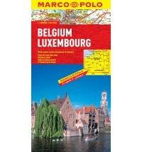 Belgium / Luxembourg Marco Polo Maps | Various Map Artist